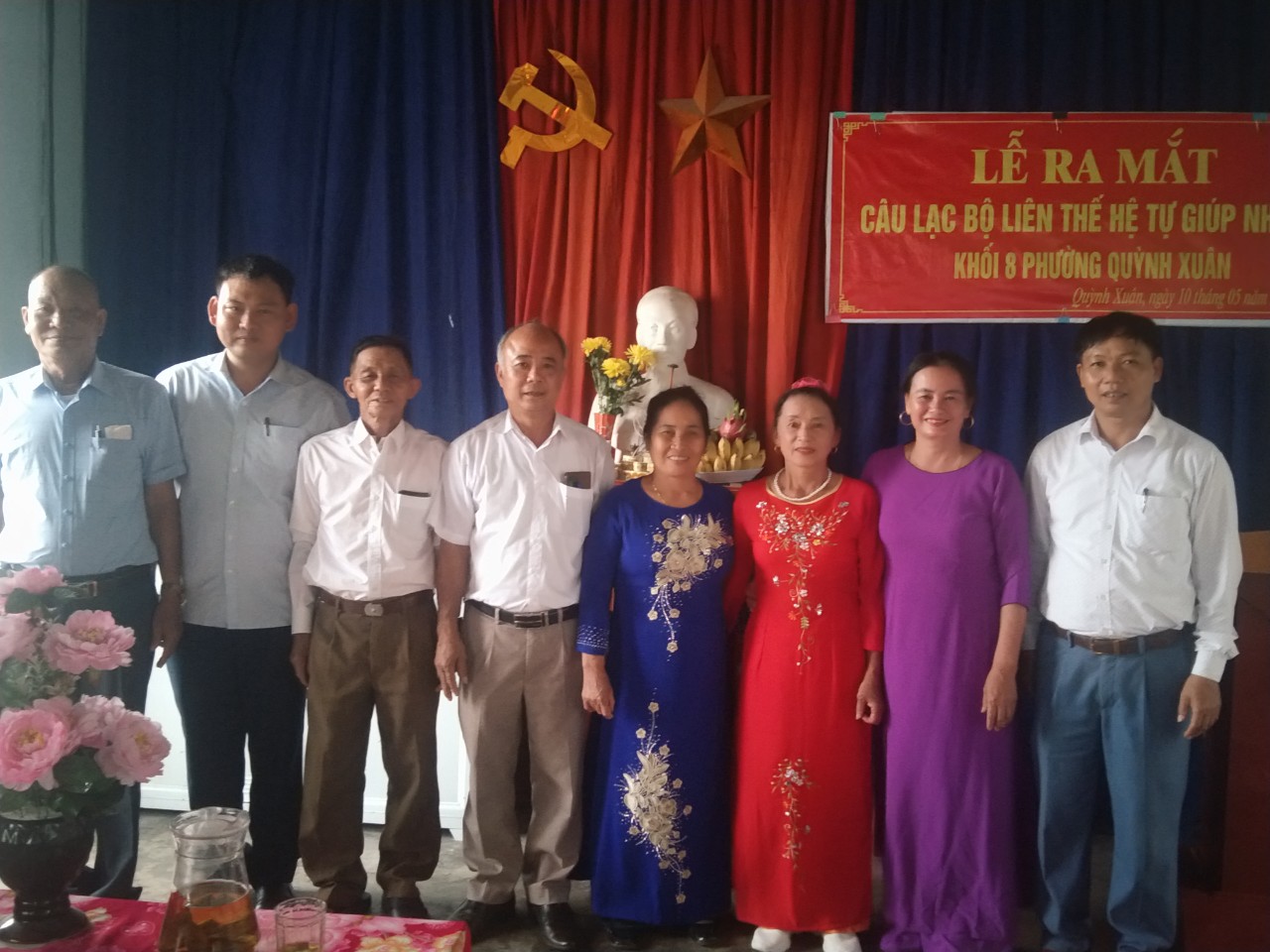 Ra mắt Câu lạc bộ Liên thế hệ tự giúp nhau tại khối 8, phường Quỳnh Xuân