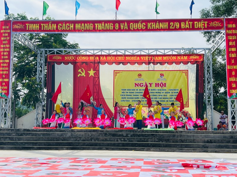 Phường Quỳnh Xuân rộn ràng tổ chức các hoạt động kỷ niệm ngày Cách mạng tháng 8 và Quốc khánh nước CHXHCN Việt Nam